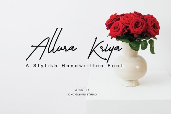 Allura Kriya: The Handwritten Typeface That Elevates Digital Branding