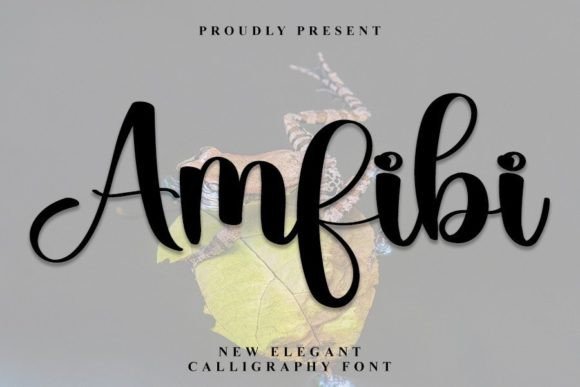 Amfibi: A Handwritten Typeface for Modern Editorial Design