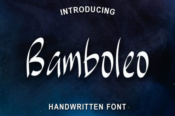 Bamboleo: The Quirky Handwritten Typeface That Elevates Your Craft Shop