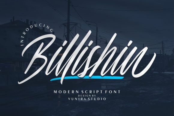 Billishin: The Premium Script Typeface for Polished Brand Identity