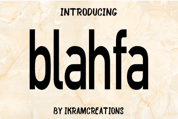 Blahfa: A Clean Handwritten Font for Modern Web Brands