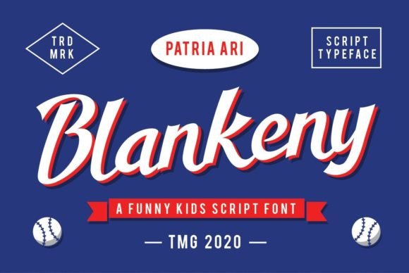 Blankeny: The Handwritten Typeface That Brings Your Crafts to Life