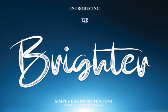 Brighter: The Handwritten Brush Script Font for Modern Web Design