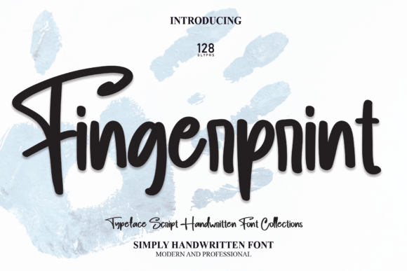 Fingerprint: The Handwritten Typeface for Authentic Craft Projects