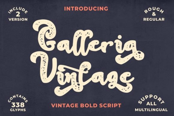 Galleria Vintage: A Premium Script Font for Luxury Web Design