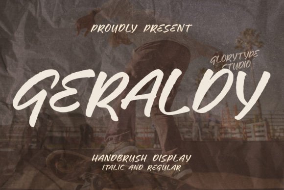 Geraldy: A Handwritten Script Font with Editorial Warmth