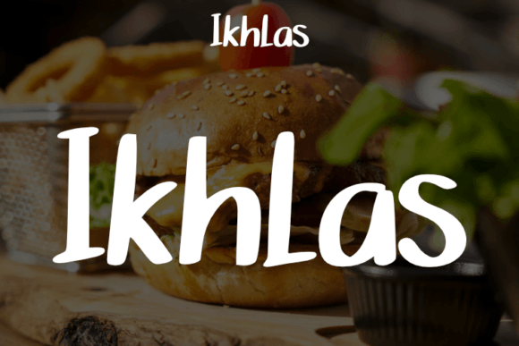 Ikhlas: The Modern Script Typeface That Elevates Campaign Visuals