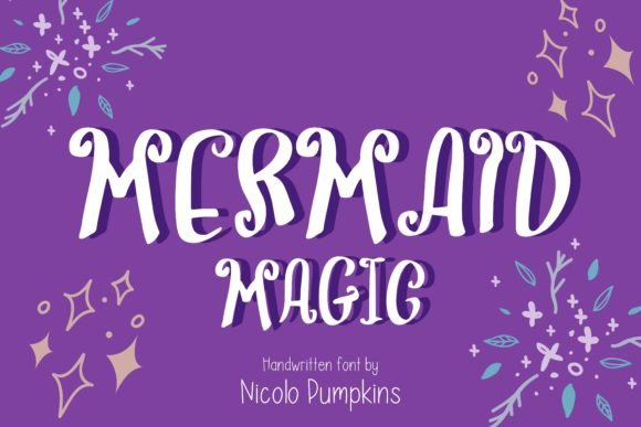 Mermaid Magic: A Friendly Handwritten Font for Clear, Charismatic Campaigns