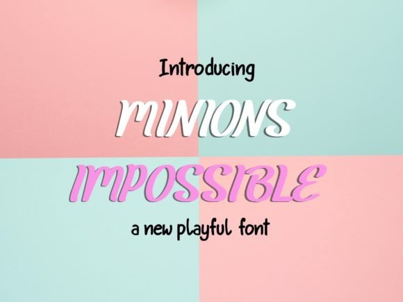 Minions Impossible: A Playful Typeface for Modern Web Design
