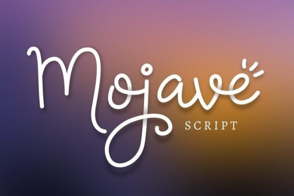 Mojave: A Sweet, Playful Script Font for Thoughtful Editorial Design