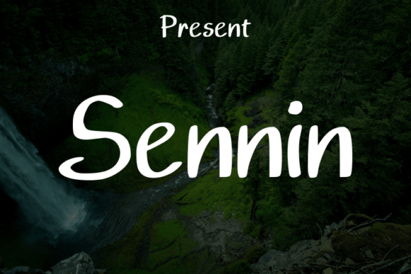Sennin: A Modern Script Typeface for Digital Branding