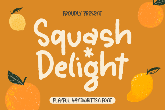 Squash Delight: A Playful Handwritten Font That Lands in Real Campaigns