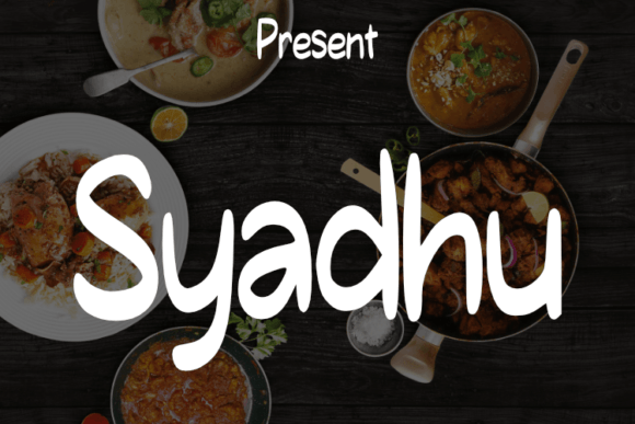 Syadhu: The Elegant Script Typeface for Polished Brand Identity