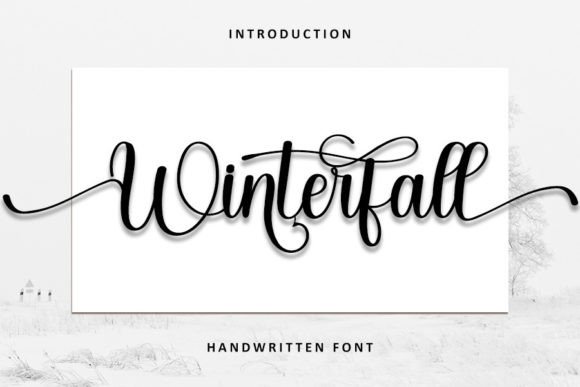 Winterfall: A Handwritten Font That Feels Like a Signature